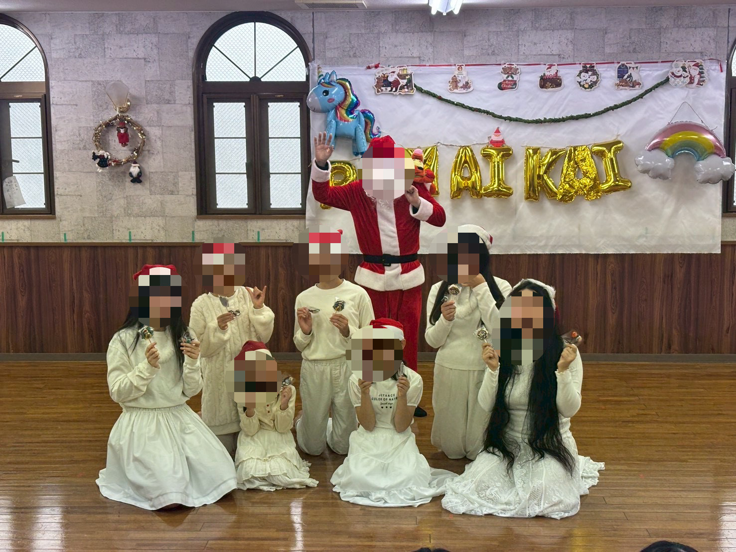 子供のクリスマス発表会